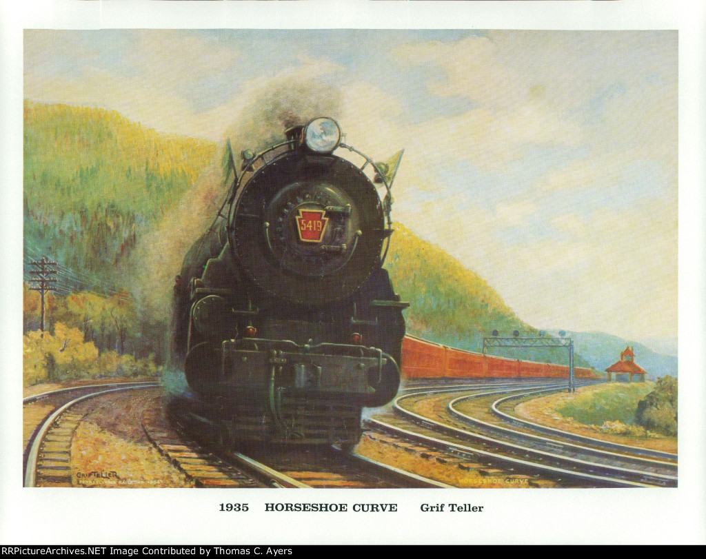 Teller, "Horseshoe Curve," 1935